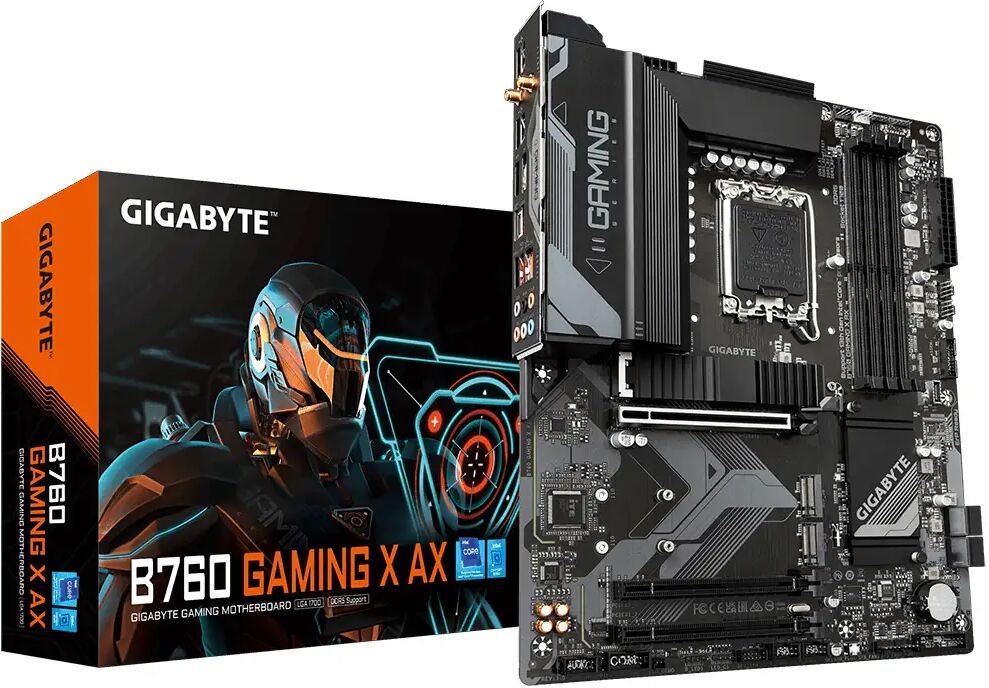 Gigabyte B760 GAMING X AX DDR5 Intel ATX WIFI Motherboard - B760 GAMING X AX