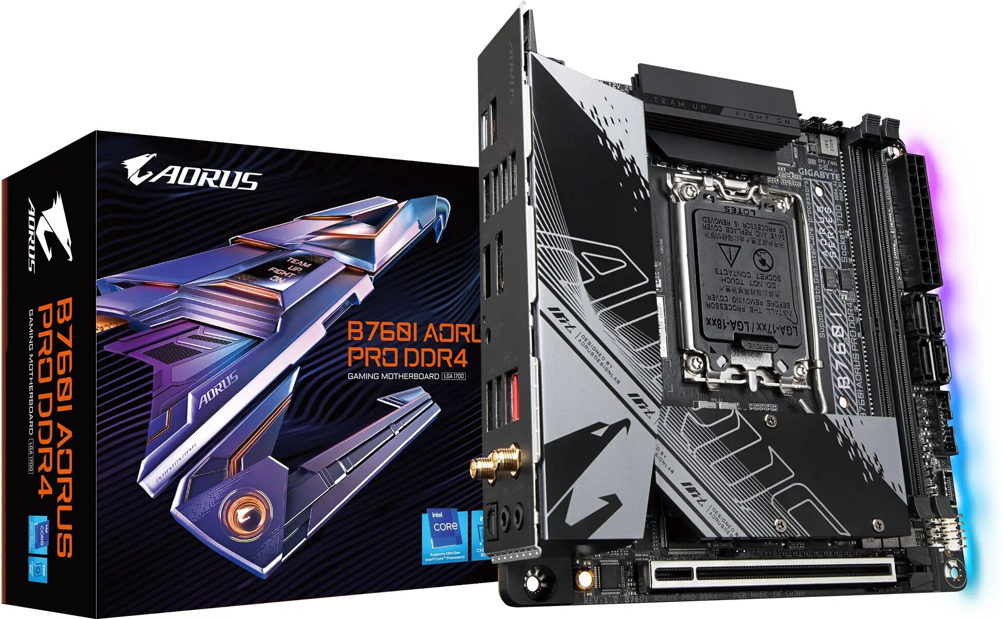 Gigabyte B760I AORUS PRO DDR4 Intel Mini ITX WIFI Motherboard - LGA 1700