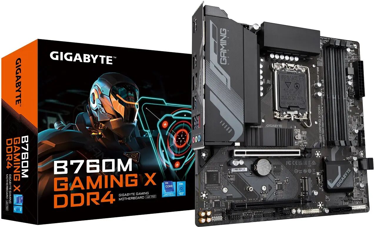 Gigabyte B760M GAMING X DDR4 Intel Micro ATX Motherboard - LGA 1700