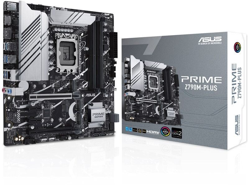 Asus PRIME Z790M-PLUS Intel DDR5 PCIe 5.0 Micro ATX Motherboard - LGA 1700