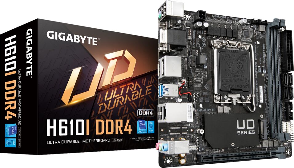 Gigabyte H610I DDR4 Intel Mini ITX Motherboard - LGA 1700