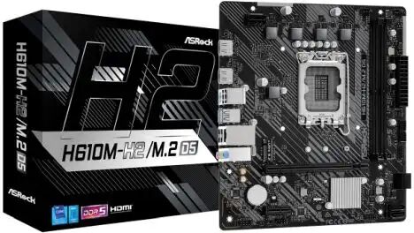 ASRock H610M-H2/M.2 D5 LGA 1700 DDR5 Micro ATX Motherboard