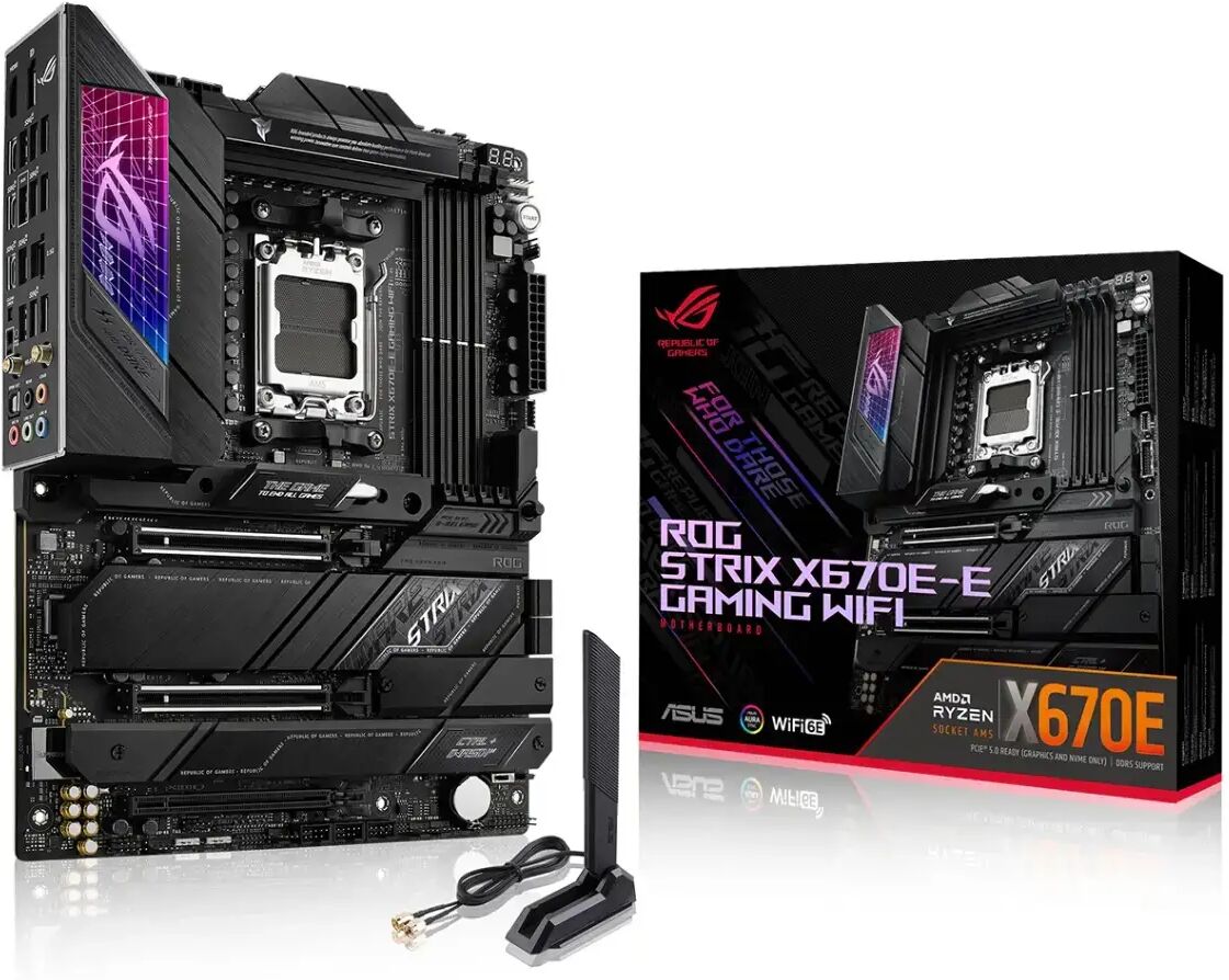 AWD-IT AMD Ryzen 9 7900X3D Twelve Core 5.6GHz, ASUS ROG STRIX X670E-E GAMING WIFI Motherboard CPU Bundle