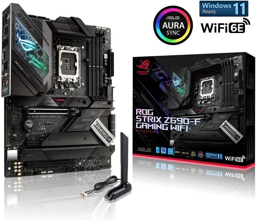 Intel i5 12600KF Ten Core 3.7Ghz Asus ROG Strix Z690-F Gaming WIFI DDR5 Motherboard CPU Bundle