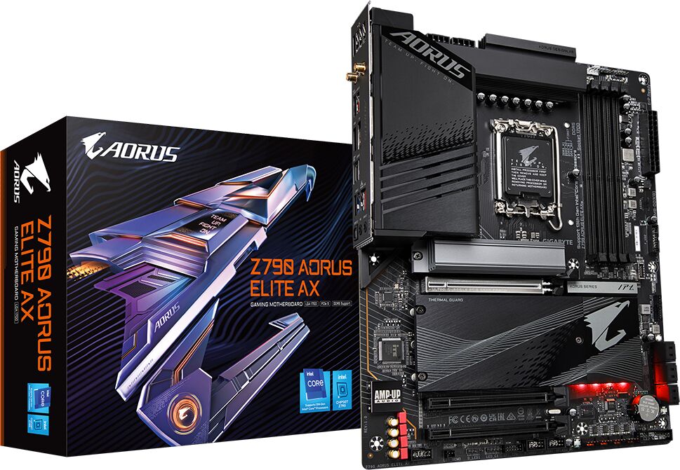 GIGABYTE Z790 AORUS ELITE AX Intel DDR5 PCIe 5.0 ATX WIFI Motherboard - LGA 1700