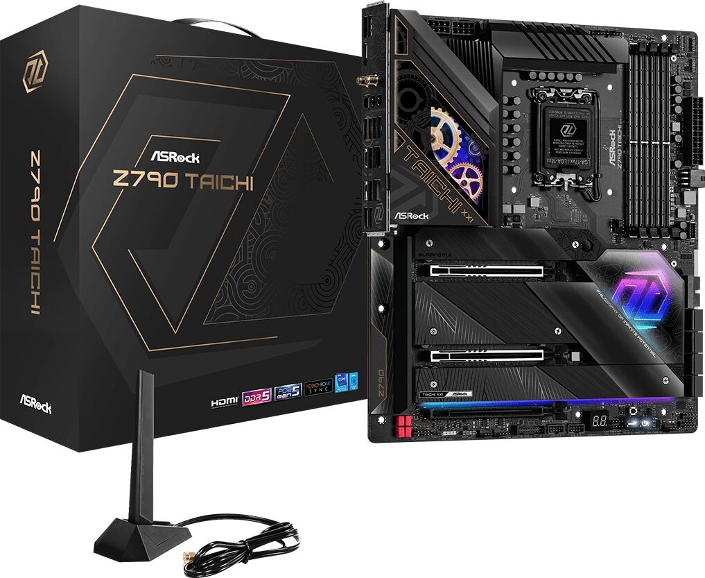 ASRock Z790 Taichi Intel DDR5 PCIe 5.0 EATX WIFI Motherboard - LGA 1700