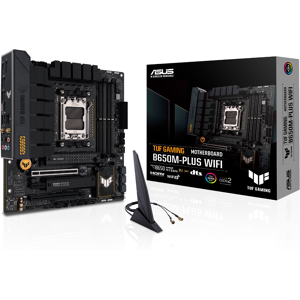 Asus TUF GAMING B650M-PLUS WIFI AMD Ryzen DDR5 Micro ATX Motherboard - Socket AM5 Asus TUF GAMING B650M-PLUS WIFI AMD Ryzen DDR5 Micro ATX Motherboard - Socket AM5