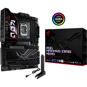 Asus ROG MAXIMUS Z890 HERO Intel DDR5 PCIE 5.0 LGA 1851 ATX Motherboard - 90MB1ID0-M0EAY0 Asus ROG MAXIMUS Z890 HERO Intel DDR5 PCIE 5.0 LGA 1851 ATX Motherboard - 90MB1ID0-M0EAY0