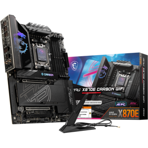 MSI MPG X870E CARBON WIFI AMD Ryzen DDR5 WIFI Motherboard - Socket AM5 MSI MPG X870E CARBON WIFI AMD Ryzen DDR5 WIFI Motherboard - Socket AM5
