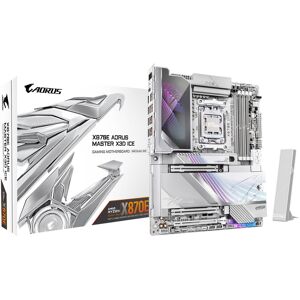AMD Ryzen X3D Series CPU, Gigabyte X870E AORUS MASTER X3D ICE AMD Ryzen AM5 ATX DDR5 PCIe 5.0 WIFI7 Motherboard Bundle AMD Ryzen X3D Series CPU, Gigabyte X870E AORUS MASTER X3D ICE AMD Ryzen AM5 ATX DDR5 PCIe 5.0 WIFI7 Motherboard Bundle