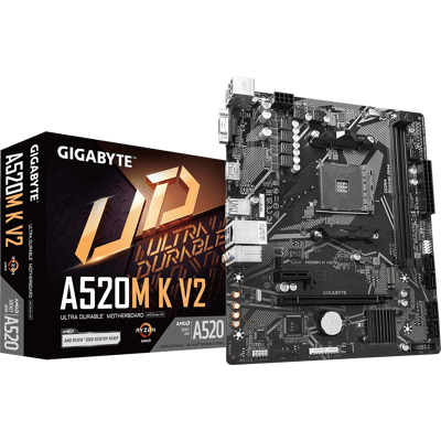 Gigabyte A520M K V2 Micro ATX Motherboard Gigabyte A520M K V2 Micro ATX Motherboard