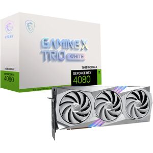 MSI Nvidia RTX 4080 GAMING X TRIO 16GB WHITE Edition