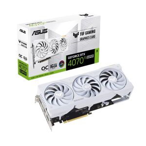 Asus TUF Gaming GeForce RTX 4070 Ti SUPER 16GB GDDR6X White OC Edition Graphics Card