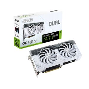 Asus Dual GeForce RTX 4070 SUPER White OC Edition 12GB GDDR6X Graphics Card