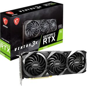 MSI Nvidia GeForce RTX 3060 VENTUS 3X OC 12GB GDDR6 PCI-Express Graphics Card