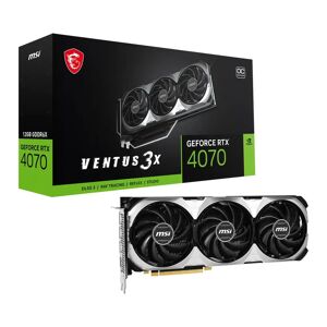 MSI Nvidia GeForce RTX 4070 VENTUS 3X E OC 12GB Graphics Card