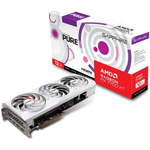 Sapphire AMD Radeon RX 7700 XT PURE 12GB White Graphics Card