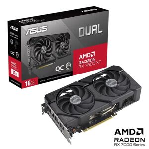 Asus Dual Radeon RX 7600 XT OC Edition 16GB GDDR6 Graphics Card