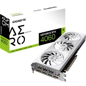 Gigabyte GeForce RTX 4060 AERO OC 8GB Graphics Card - GV-N4060AERO OC-8GD