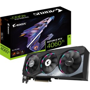 Gigabyte AORUS GeForce RTX 4060 Ti ELITE 8GB Graphics Card - GV-N406TAORUS E-8GD