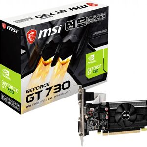MSI Nvidia GT 730 2GB Graphics Card - N730K-2GD3/LP