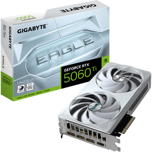 GIGABYTE GeForce RTX 5060 Ti EAGLE OC ICE 16GB Graphics Card - GV-N506TEAGLEOC ICE-16GD