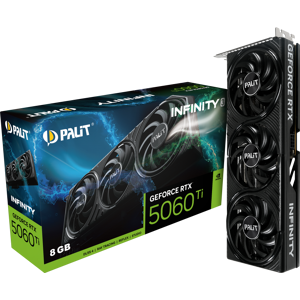 Palit GeForce RTX 5060 Ti INFINITY 8GB GDDR7 Graphics Card - NE7506T019P1-GB2062S