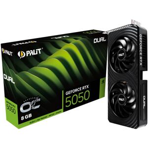 Palit GeForce RTX 5050 DUAL OC 8GB GDDR6 Graphics Card - NE65050S19P1-GB2070D Palit GeForce RTX 5050 DUAL OC 8GB GDDR6 Graphics Card - NE65050S19P1-GB2070D
