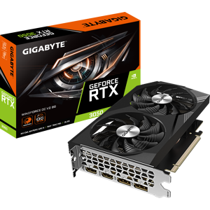 Gigabyte Nvidia GeForce RTX 3050 Windforce OC 8GB GDDR6 Graphics Card - GV-N3050WF2OCV2-8GD Gigabyte Nvidia GeForce RTX 3050 Windforce OC 8GB GDDR6 Graphics Card - GV-N3050WF2OCV2-8GD