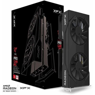 Pine XFX Swift AMD Radeon RX 9060XT OC 16GB Gaming Graphics Card - RX-96TSW16BQ Pine XFX Swift AMD Radeon RX 9060XT OC 16GB Gaming Graphics Card - RX-96TSW16BQ