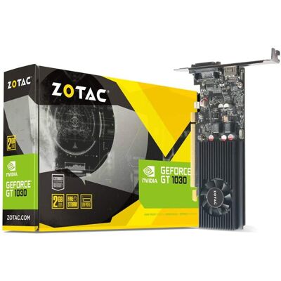 ZOTAC GeForce GT 1030 2GB GDDR5 HDMI/DVI Low Profile - ZT-P10300A-10L ZOTAC GeForce GT 1030 2GB GDDR5 HDMI/DVI Low Profile - ZT-P10300A-10L