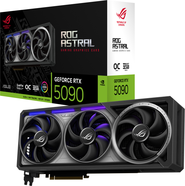 Asus ROG Astral NVIDIA GeForce RTX 5090 32GB GDDR7 OC Edition Graphics Card - 90YV0LW0-M0NA00