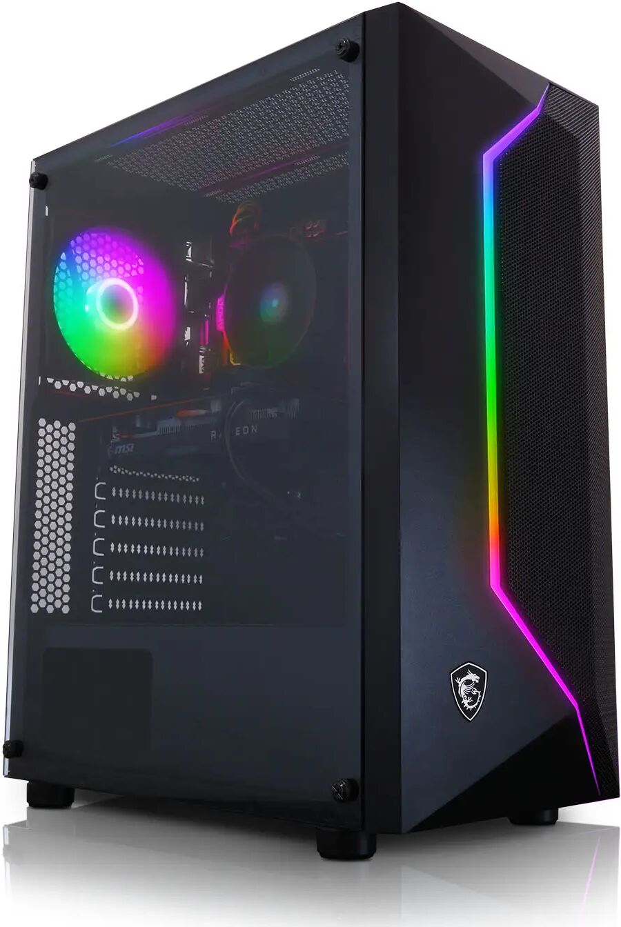 AWD-IT Vampiric Intel i5 11400F Six Core NVIDIA RTX 3050 8GB, 16GB RAM & 1TB SSD Desktop PC for Gaming