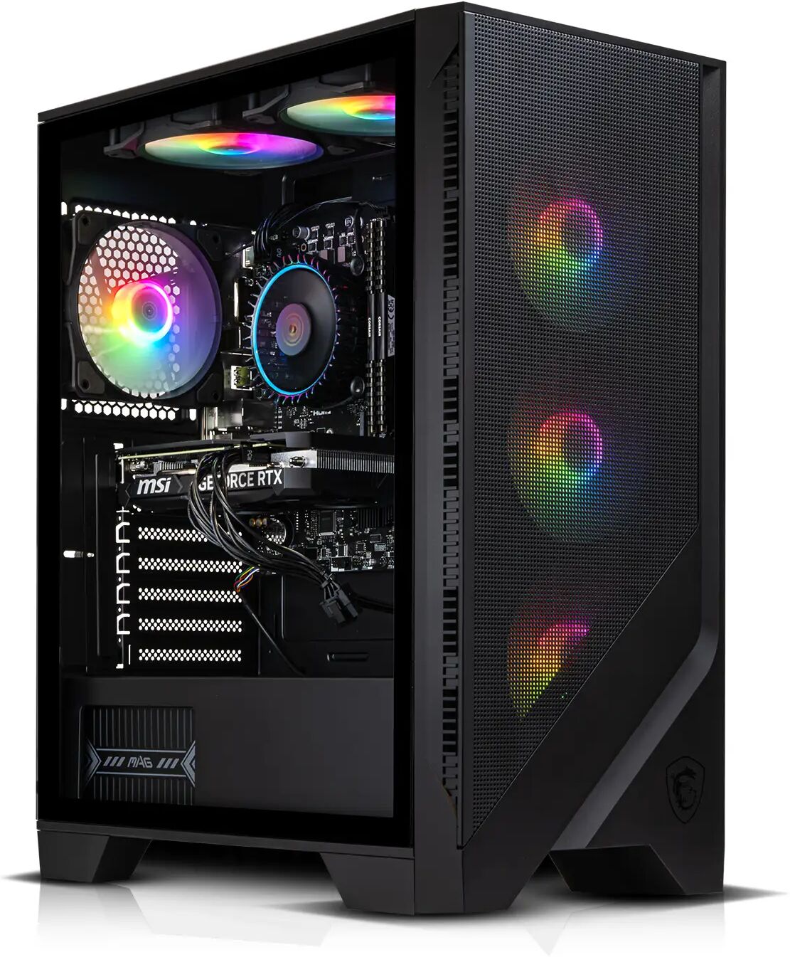 AWD-IT 120A Ryzen 5 4500 Six Core AMD Radeon 6650 XT Desktop PC for Gaming