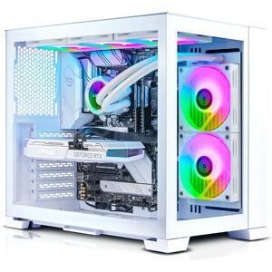 AWD-IT Lian Li O11 Mini Snow Ryzen 5 5600X B550 White Nvidia GeForce RTX 3060 12GB Gaming PC