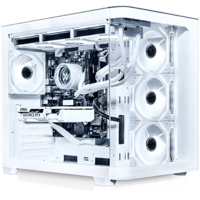 AWD-IT ARC AMD Ryzen 7 5700X Radeon RX 9060 XT 8GB White Desktop PC for Gaming AWD-IT ARC AMD Ryzen 7 5700X Radeon RX 9060 XT 8GB White Desktop PC for Gaming