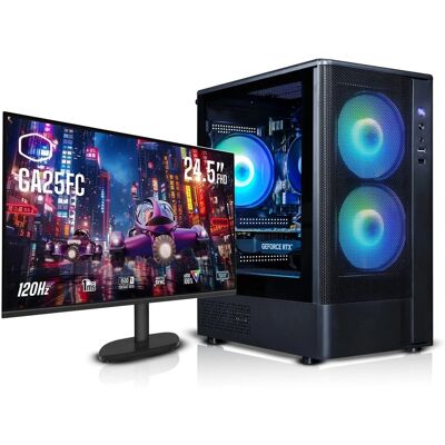 AWD-IT Erebus AMD Ryzen 7, NVIDIA RTX 5060 Ti, 32GB RAM, 1TB SSD - Windows 11 PreBuilt Gaming PC with 120Hz Gaming Monitor AWD-IT Erebus AMD Ryzen 7, NVIDIA RTX 5060 Ti, 32GB RAM, 1TB SSD - Windows 11 PreBuilt Gaming PC with 120Hz Gaming Monitor