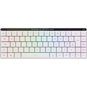 Asus ROG Falchion RX Low Profile 65% Wireless Aura RGB Keyboard - White - UK Layout - 90MP03EC-BKEA10