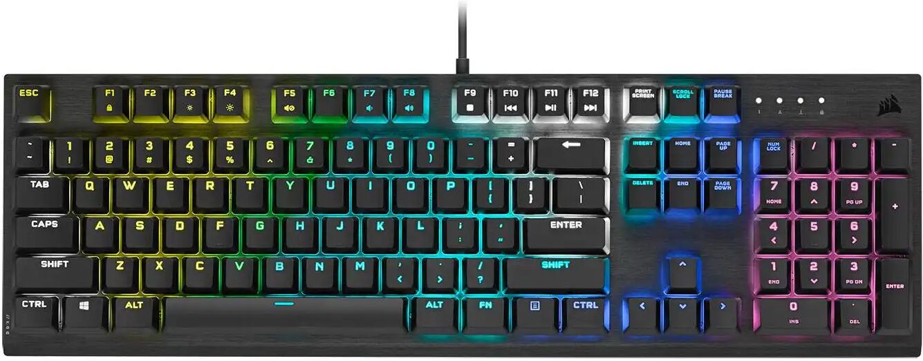 Corsair K60 RGB PRO Cherry VIOLA Mechanical Gaming Keyboard - CH-910D019-UK