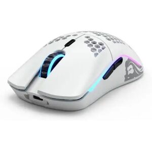 AWD-IT Glorious PC Gaming Race Model O Wireless RGB Gaming Mouse - Matte White