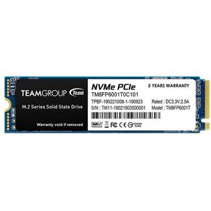 Teamgroup MP33 1TB NVMe M.2 SSD - Read 1800 MB/s, Write 1500 MB/s - TM8FP6001T0C101 Teamgroup MP33 1TB NVMe M.2 SSD - Read 1800 MB/s, Write 1500 MB/s - TM8FP6001T0C101