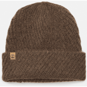 Timberland - Diagonal Stitch Beanie in Brown, Woman, Brown Timberland - Diagonal Stitch Beanie in Brown, Woman, Brown