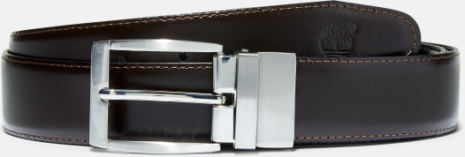 Timberland - Bay Ridge 35mm Classic Reversible Leather Belt for Men in Dark Brown, Man, Brown, Size: M