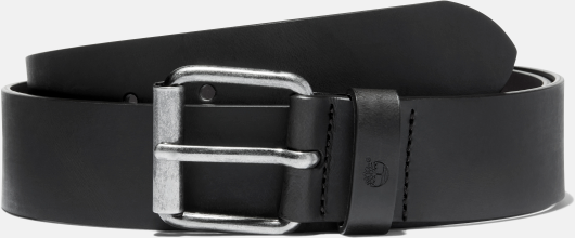 Timberland - 40mm Leather Belt for Men in Black, Man, Black, Size: XL
