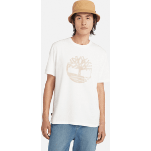 Timberland - Merrymack River Garment Dye Logo T-Shirt for Men in Undyed, Man, Beige, Size: M Timberland - Merrymack River Garment Dye Logo T-Shirt for Men in Undyed, Man, Beige, Size: M