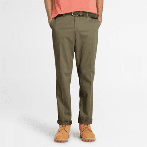 Timberland - Claremont Twill Chino Straight Trouser for Men in Green, Man, Green, Size: 34 Timberland - Claremont Twill Chino Straight Trouser for Men in Green, Man, Green, Size: 34