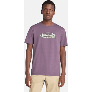 Timberland - Big Oval Logo T-Shirt for Men in Purple, Man, Purple, Size: M Timberland - Big Oval Logo T-Shirt for Men in Purple, Man, Purple, Size: M