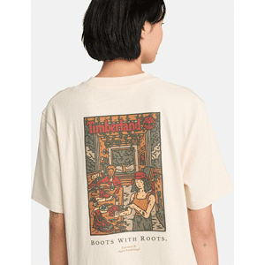 Timberland - Washed Boot Lab Back Graphic T-Shirt for All Gender in Undyed, Man, Beige, Size: 3XL Timberland - Washed Boot Lab Back Graphic T-Shirt for All Gender in Undyed, Man, Beige, Size: 3XL