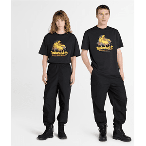 Timberland - All Gender Front Boot Graphic T-Shirt in Black, Man, Black, Size: XXL Timberland - All Gender Front Boot Graphic T-Shirt in Black, Man, Black, Size: XXL