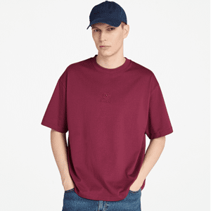 Timberland - Hampton Tonal Stack Logo T-Shirt for Men in Burgundy, Man, Burgundy, Size: M Timberland - Hampton Tonal Stack Logo T-Shirt for Men in Burgundy, Man, Burgundy, Size: M